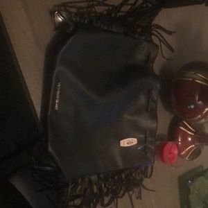Victoria secret leather backpack